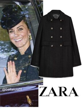 KATE MIDDLETON DOUBLE BREASTED COAT